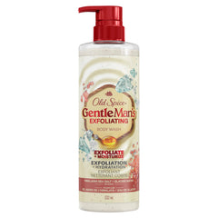 Old Spice front label view showing Himalayan Sea Salt scent and benefits