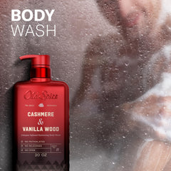Old Spice ingredients panel close-up highlighting no phthalates or silicones