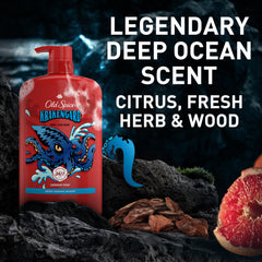 Old Spice Krakengard ingredients panel closeup to check formulation details