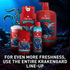 Old Spice Krakengard in travel bag ready for gym or weekend trips