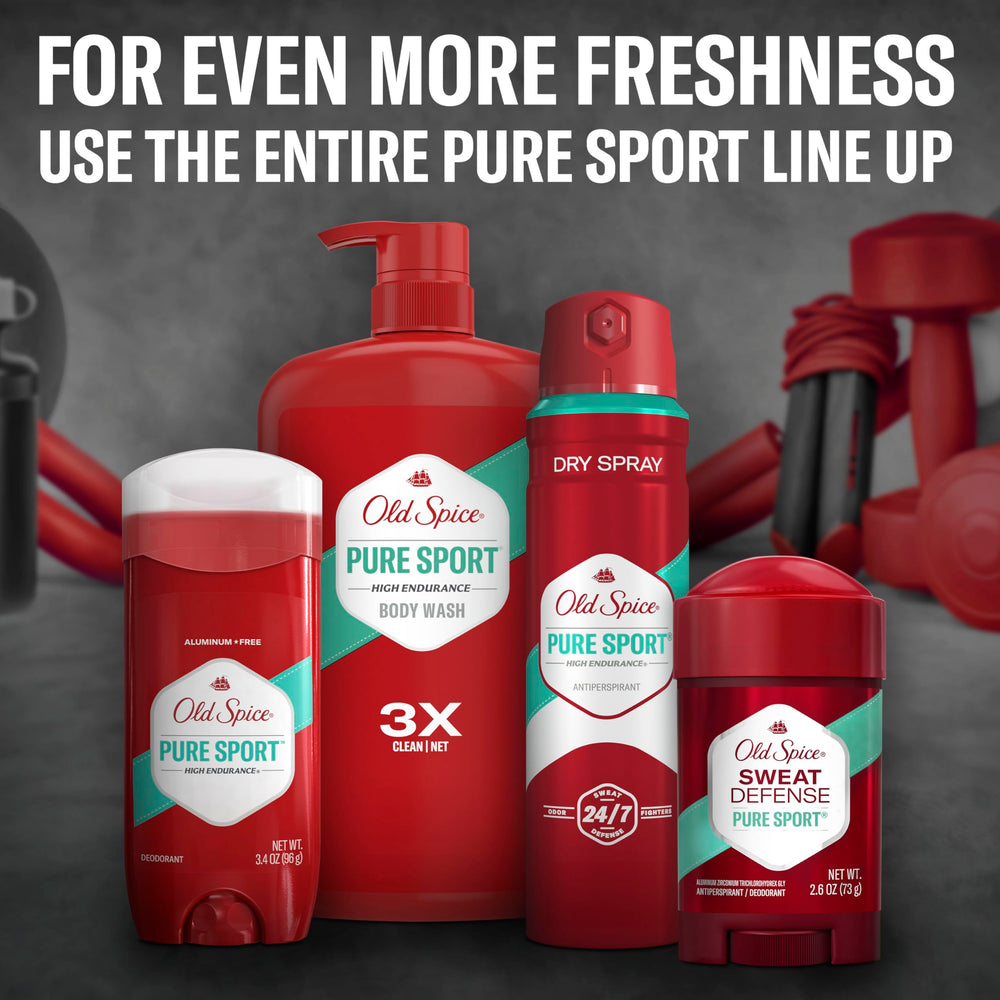 Old Spice label close-up showing features and fragrance notes benefit