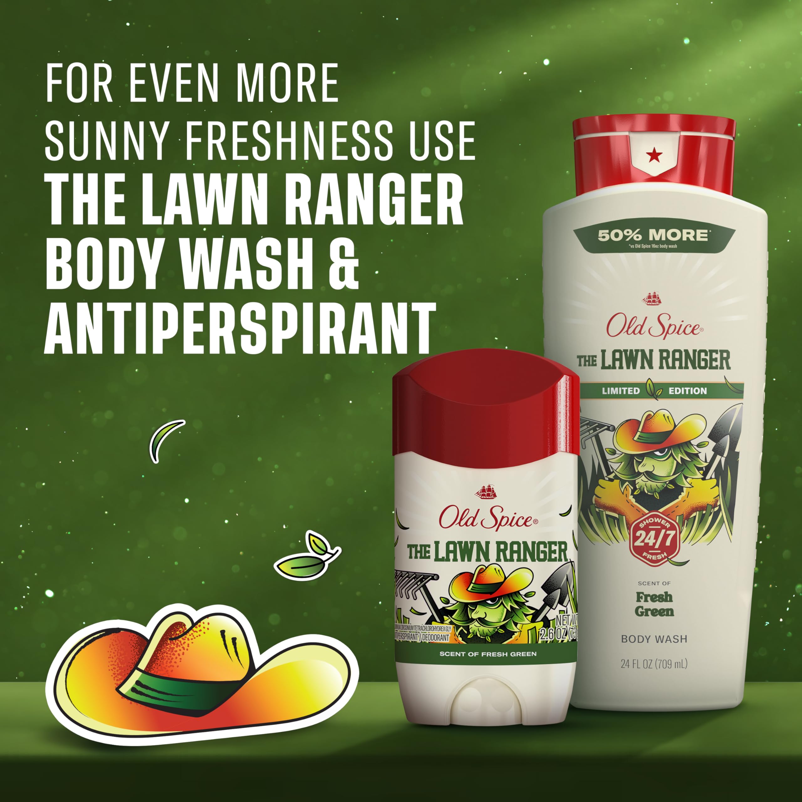 Old Spice Lawn Ranger on store shelf demonstrating limited seasonal availability