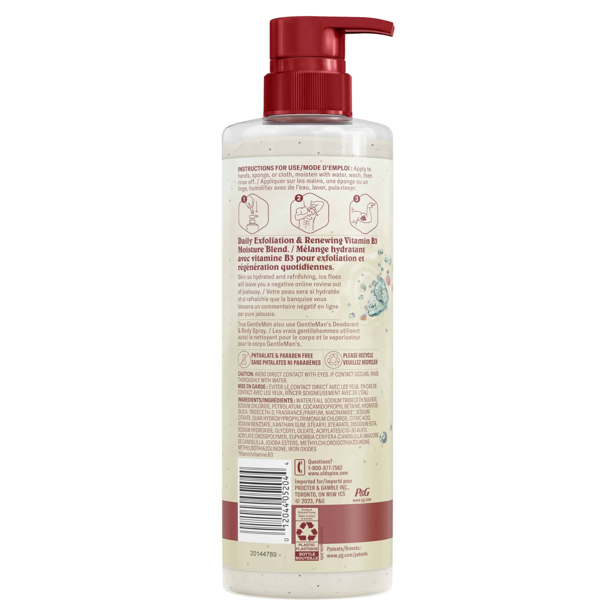 Old Spice bottle on bathroom shelf in styled setting suggesting daily routine