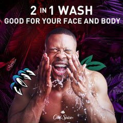 Old Spice NightPanther label ingredient panel highlighting transparency benefit