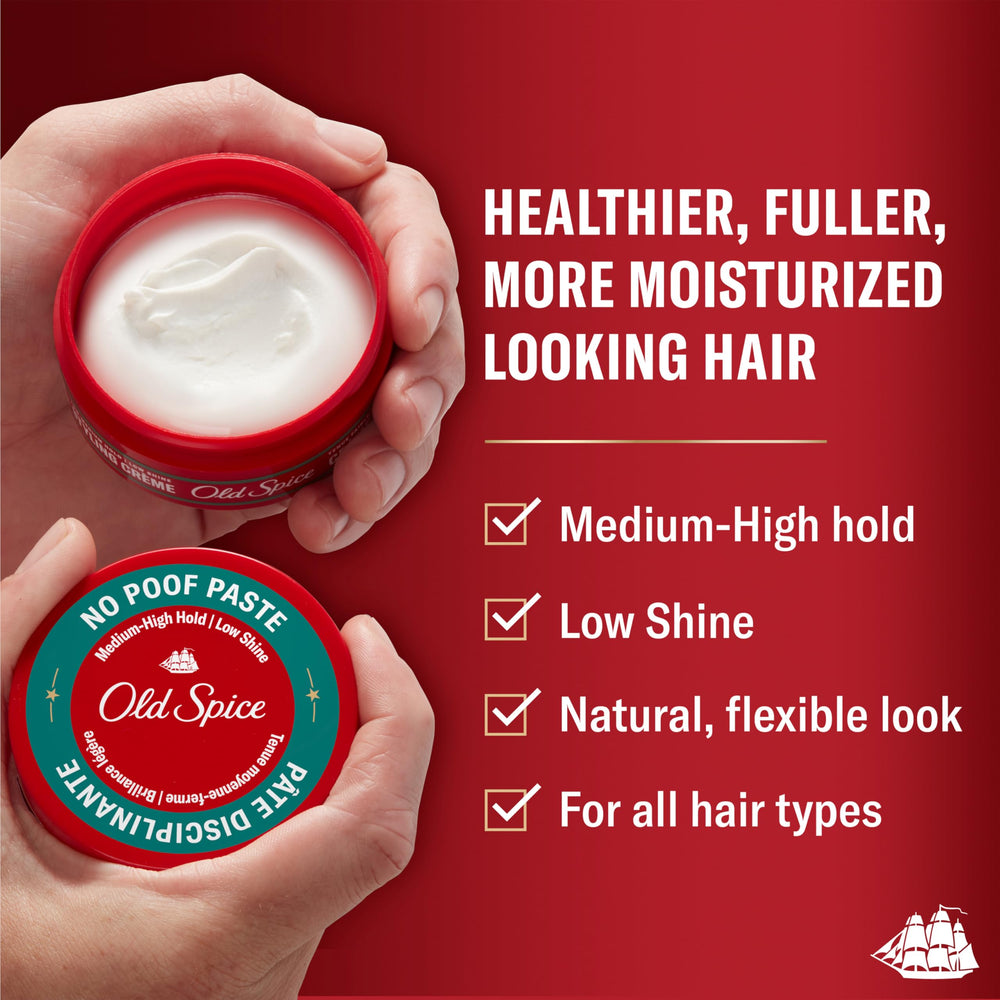 Old Spice paste open texture close-up highlighting easy spreadability