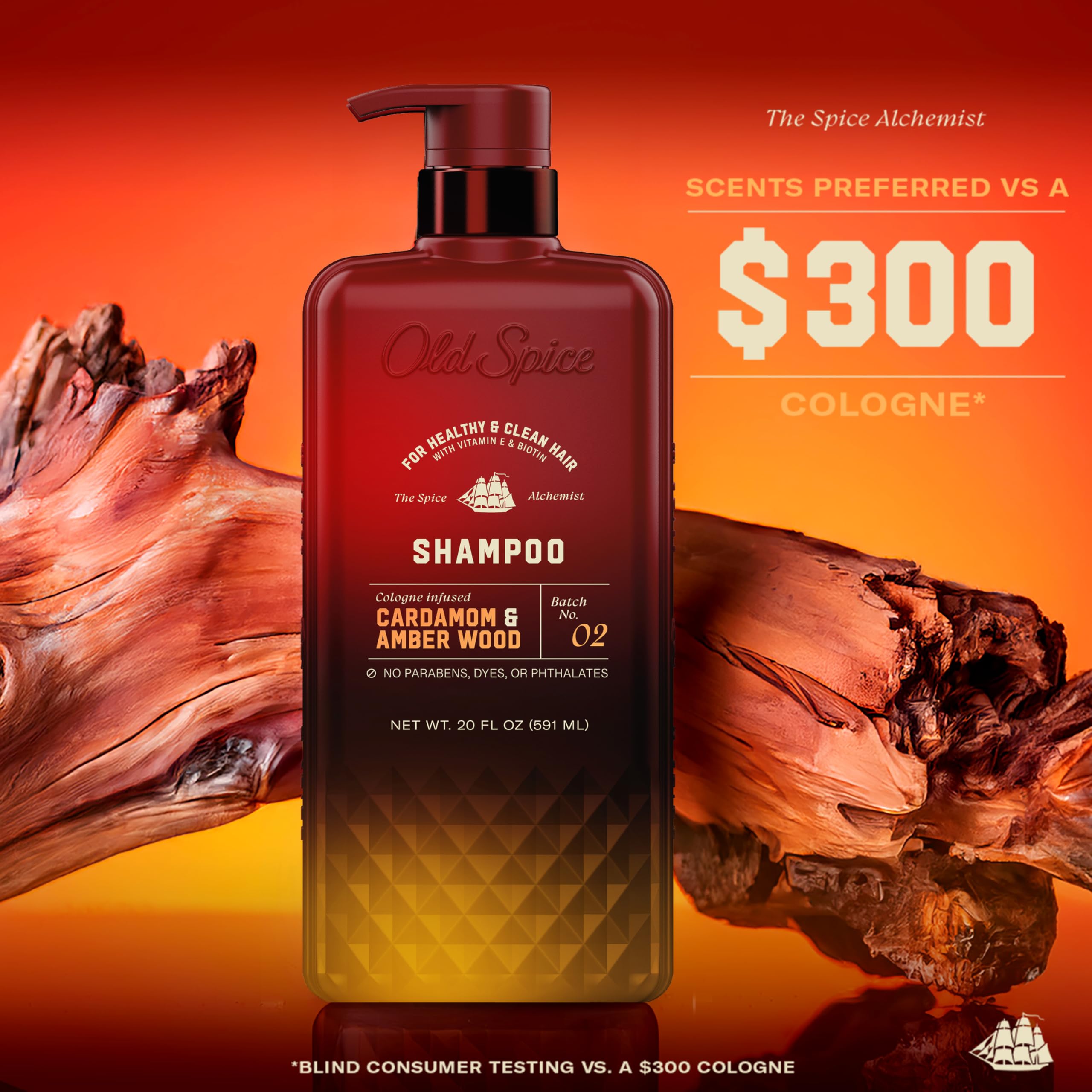 Old Spice shampoo foam texture demonstrating easy lather and cleanse