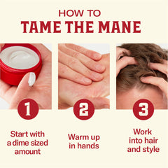 Coconut and tropical wood scent elements near Old Spice jar, suggests masculine fragrance