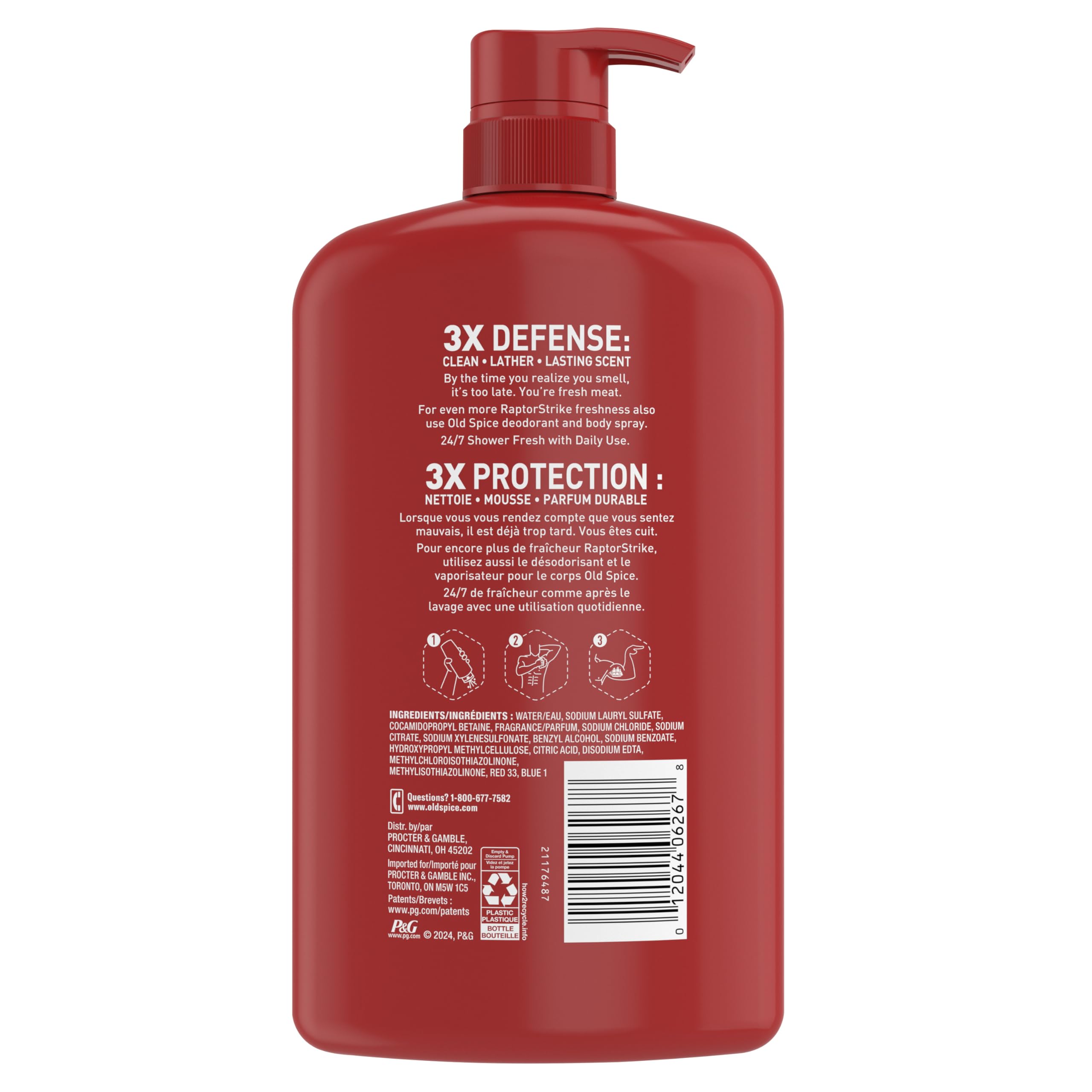 Old Spice bottle on bathroom shelf indicating large-size cost-saving benefit