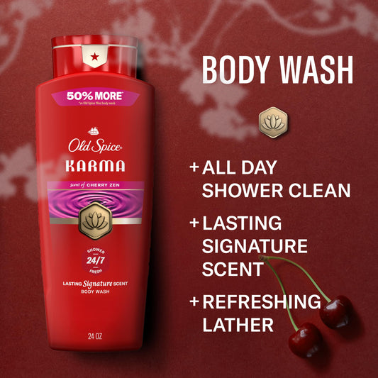 Old Spice back label close-up displaying directions and ingredient clarity