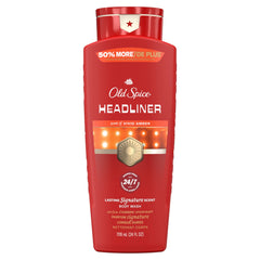 Old Spice front bottle showing Red Collection label and 24 oz size for lasting scent