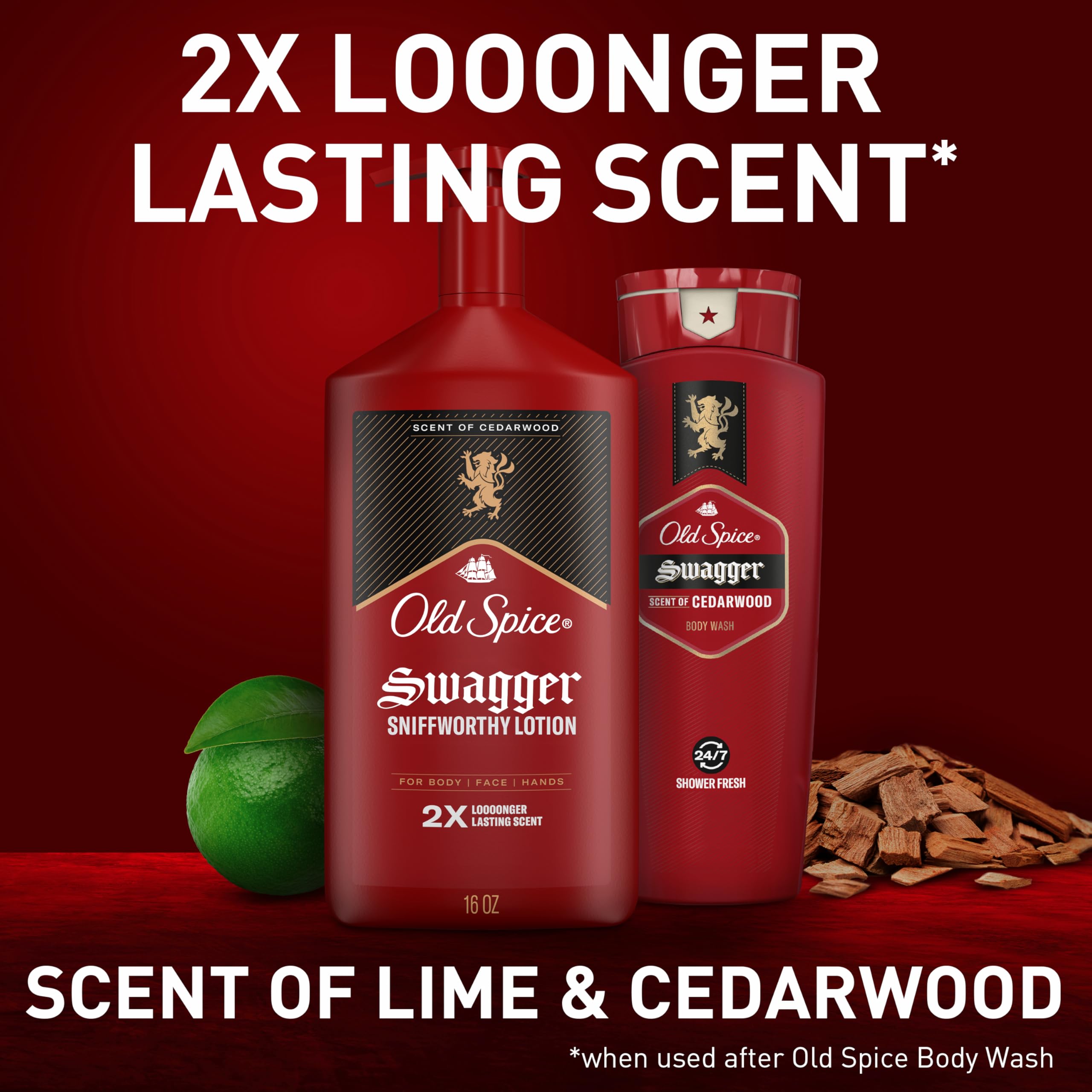 Old Spice mood image evoking cedarwood and lime scent benefit