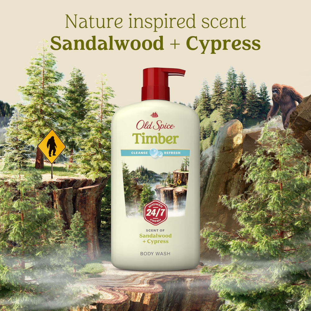 Sandalwood and cypress wood composition beside bottle, evokes the product aroma