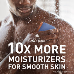 Old Spice bar side profile highlighting size and solid form