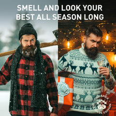 Old Spice Snickerdudel in-shower use demonstrating refreshing holiday benefit