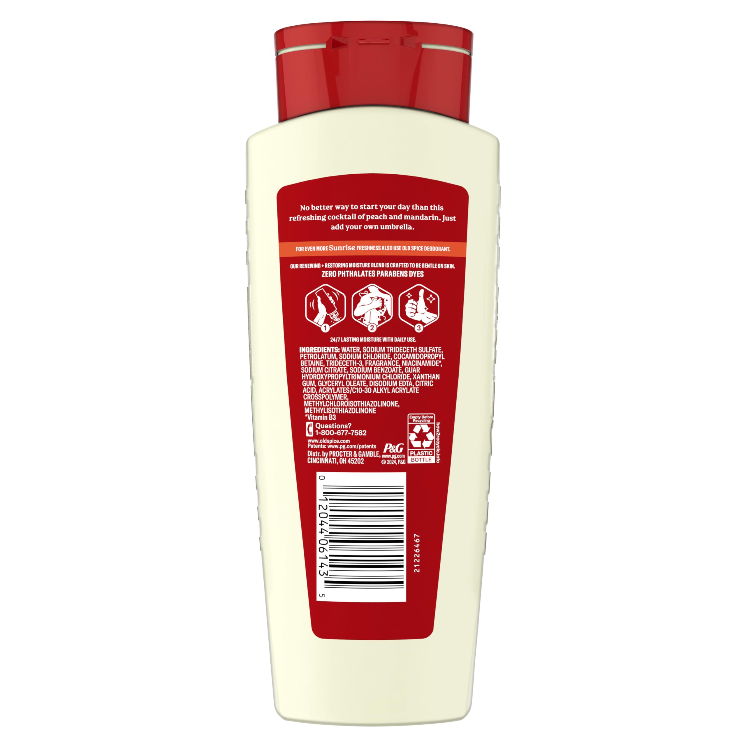 Old Spice bottle staged in bathroom conveying daily lifestyle benefit