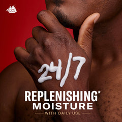 Old Spice back label view highlighting ingredients and usage details for informed choice