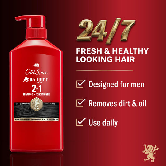 Old Spice Swagger back label with ingredients and usage directions for clarity