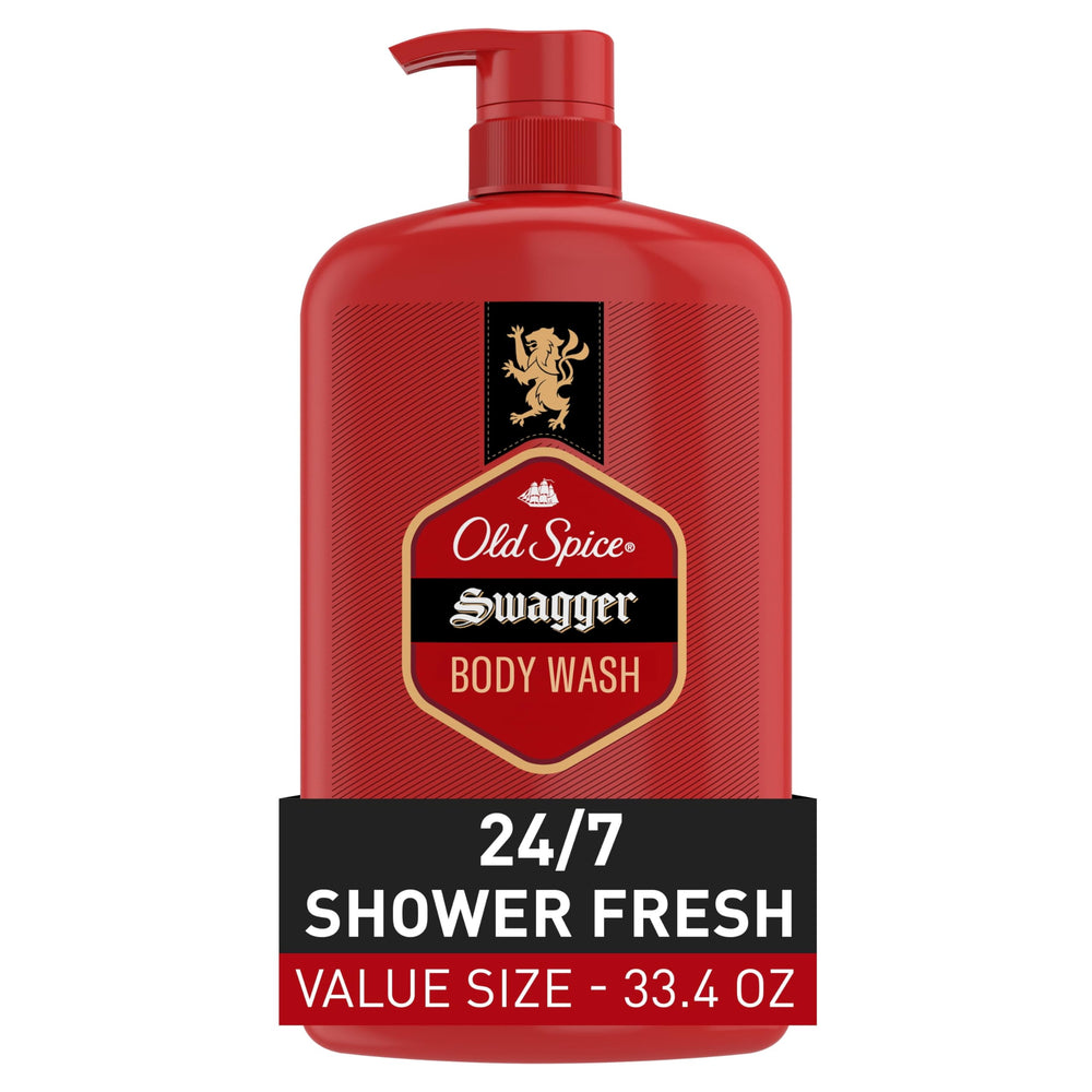 Old Spice Swagger front bottle showing label and scent for confident freshness