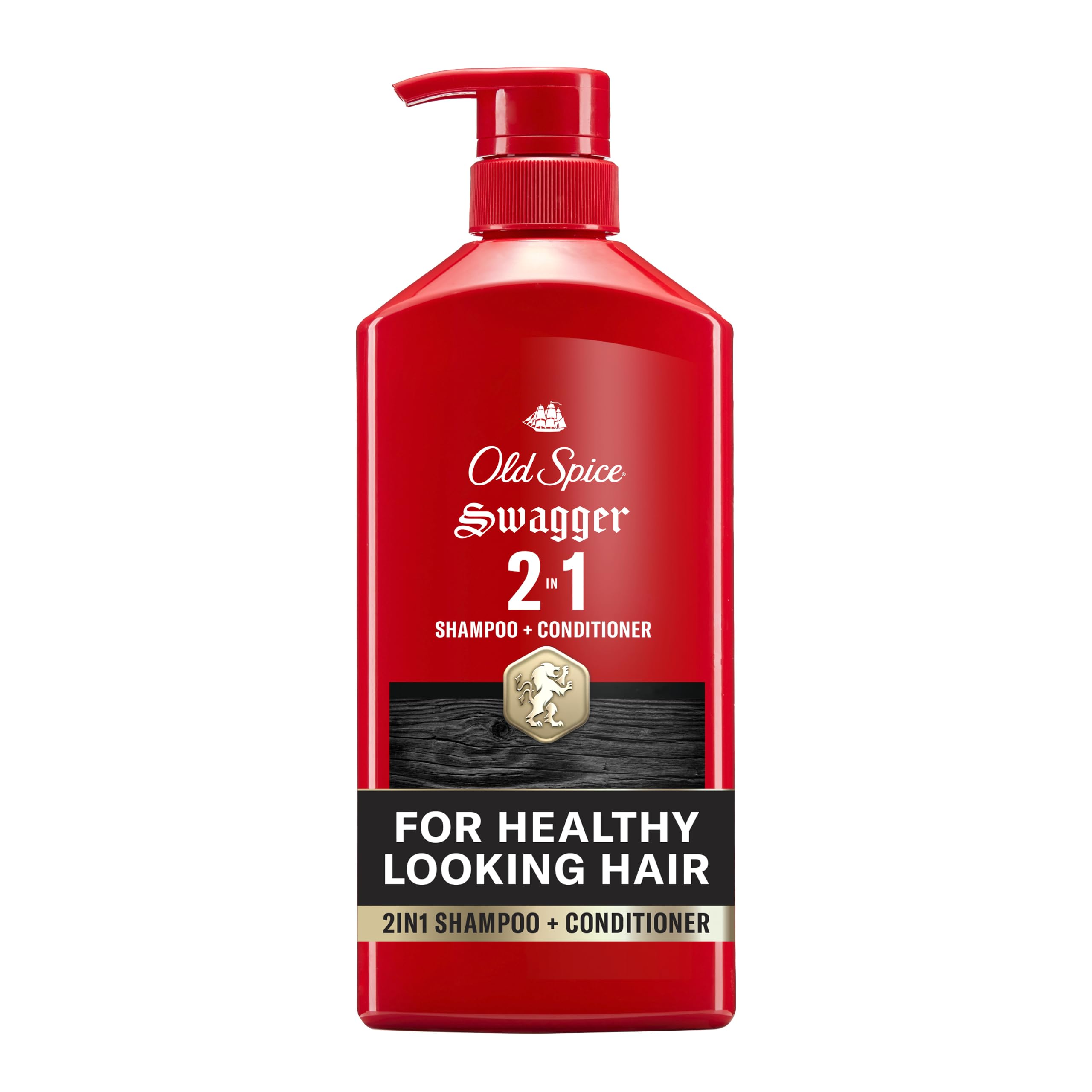 Old Spice Swagger front packaging showing bottle and product branding benefits