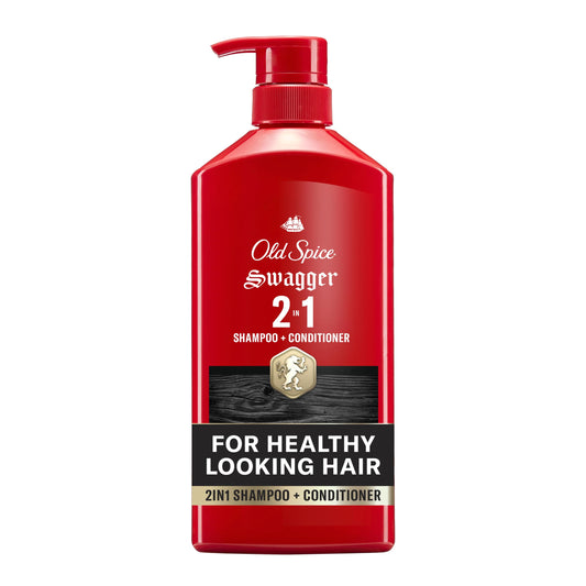 Old Spice Swagger front packaging showing bottle and product branding benefits