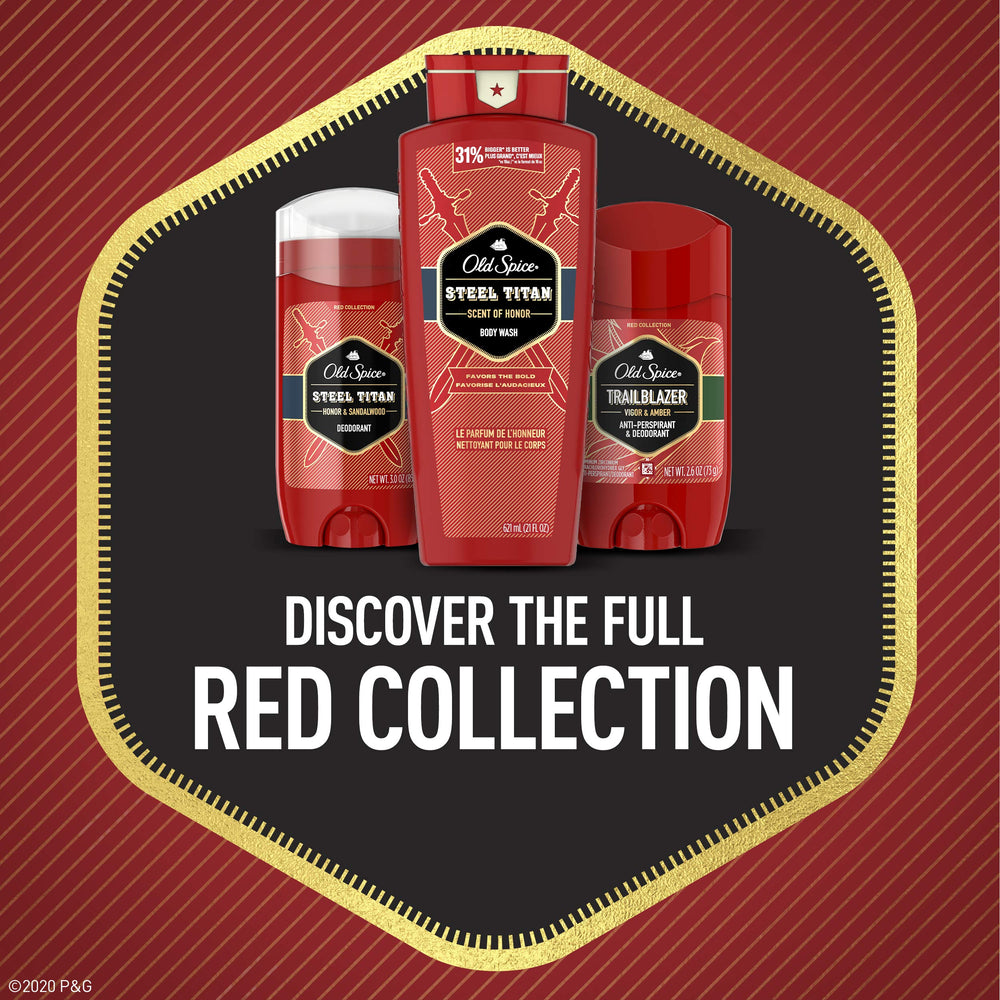 Old Spice Swagger on shower shelf illustrating durable large bottle for fewer refills
