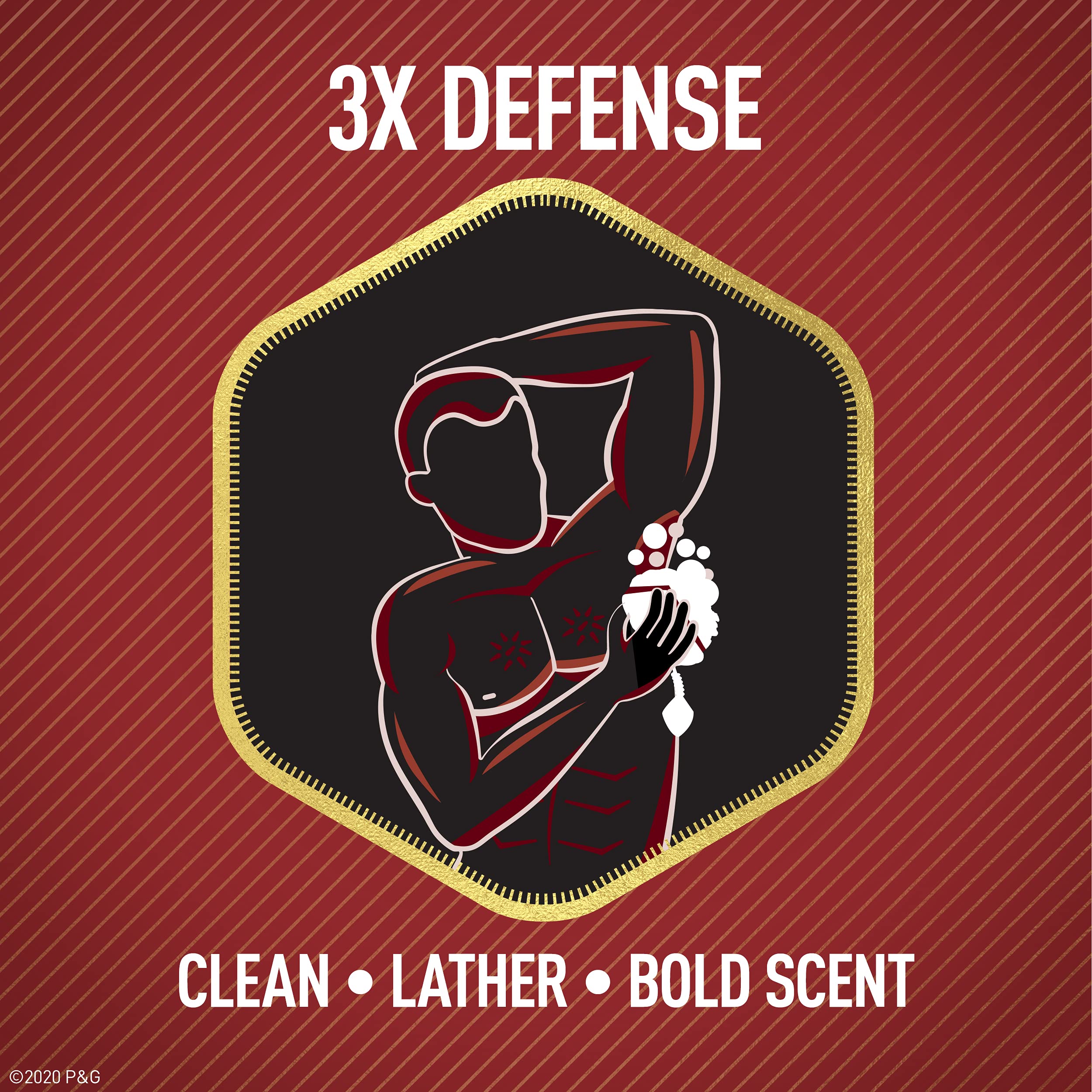 Old Spice Swagger foam texture close-up showing rich lather for effective cleansing