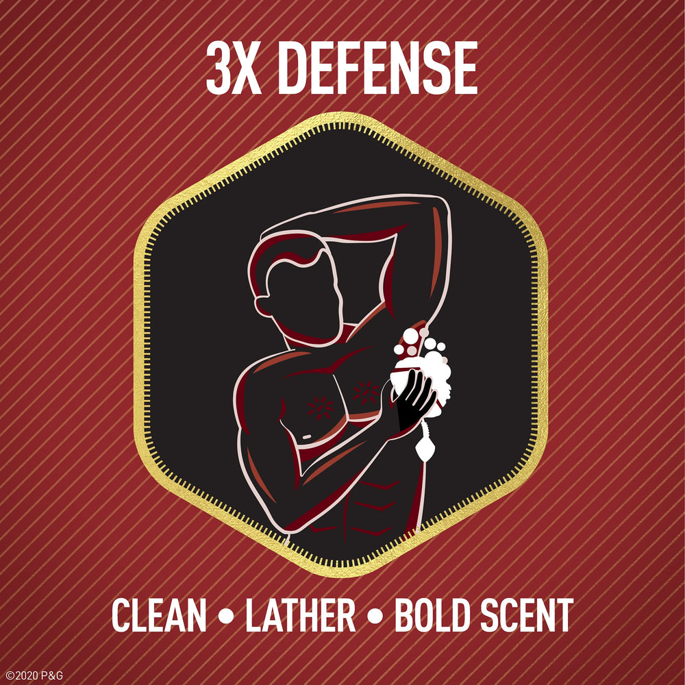 Old Spice Swagger foam texture close-up showing rich lather for effective cleansing