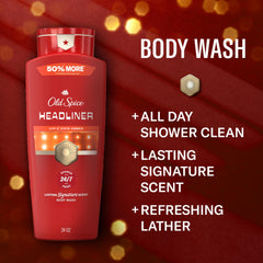 Old Spice close-up of rich lather texture delivering deep clean and moisturizing feel