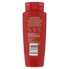 Old Spice Wild Bearglove back label with ingredients for informed purchase benefit