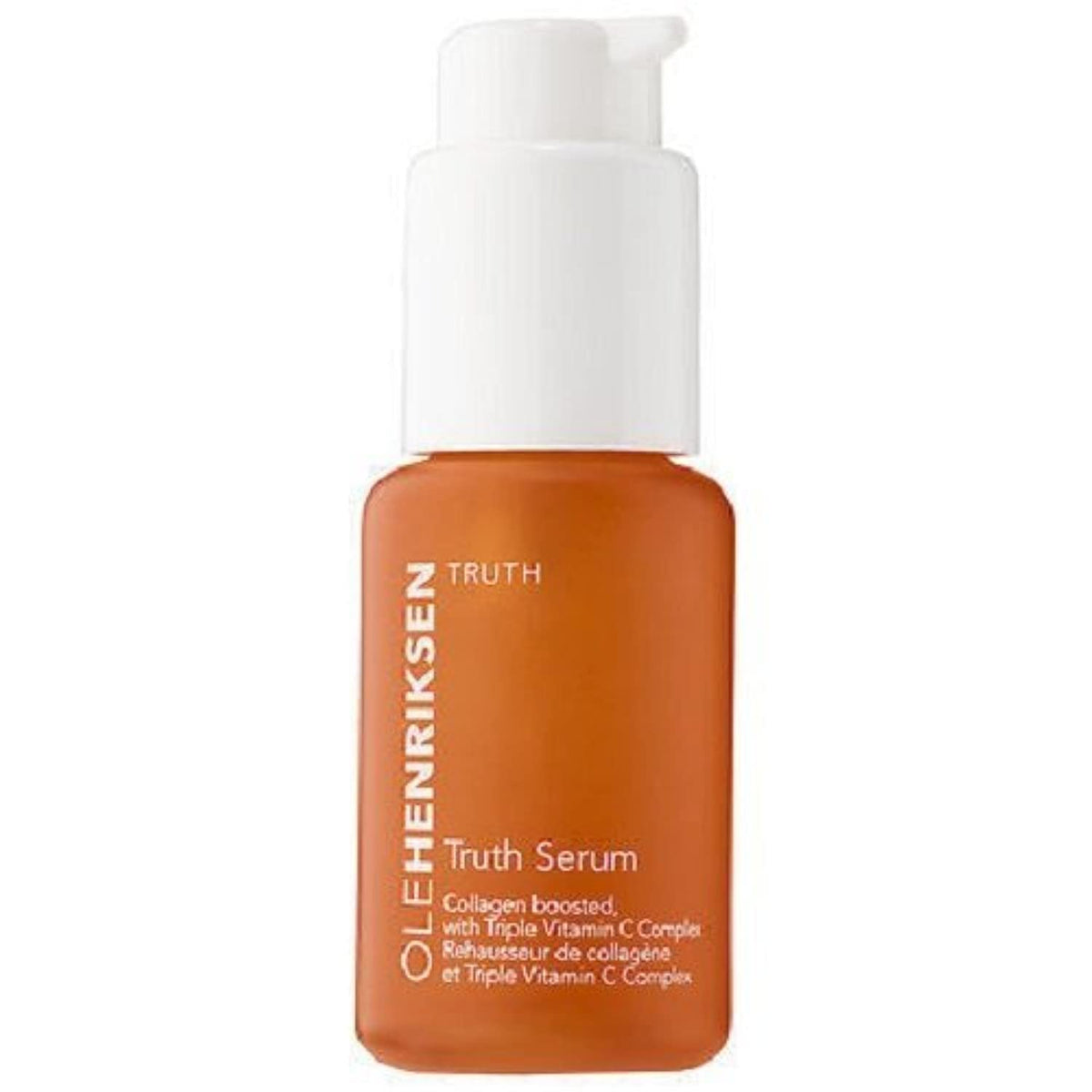 Ole Henriksen front packaging showing bottle and label benefits