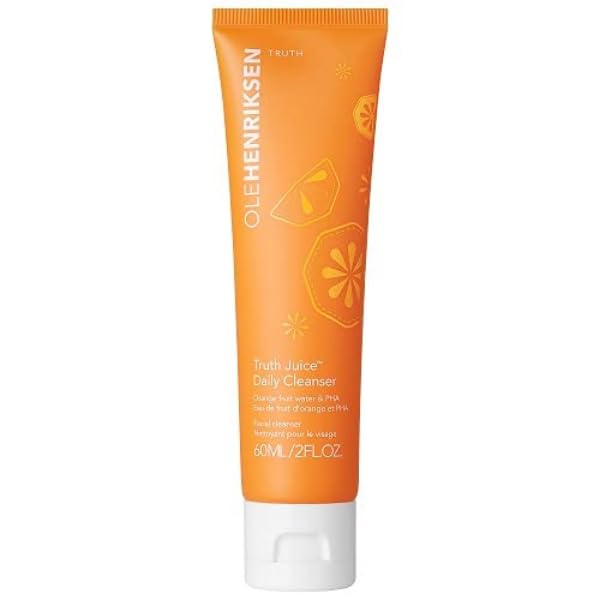 Ole Henriksen front packaging showing mini cleanser, brightens and cleans
