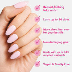 Olive & June application tools arranged showing included items for easy at-home application
