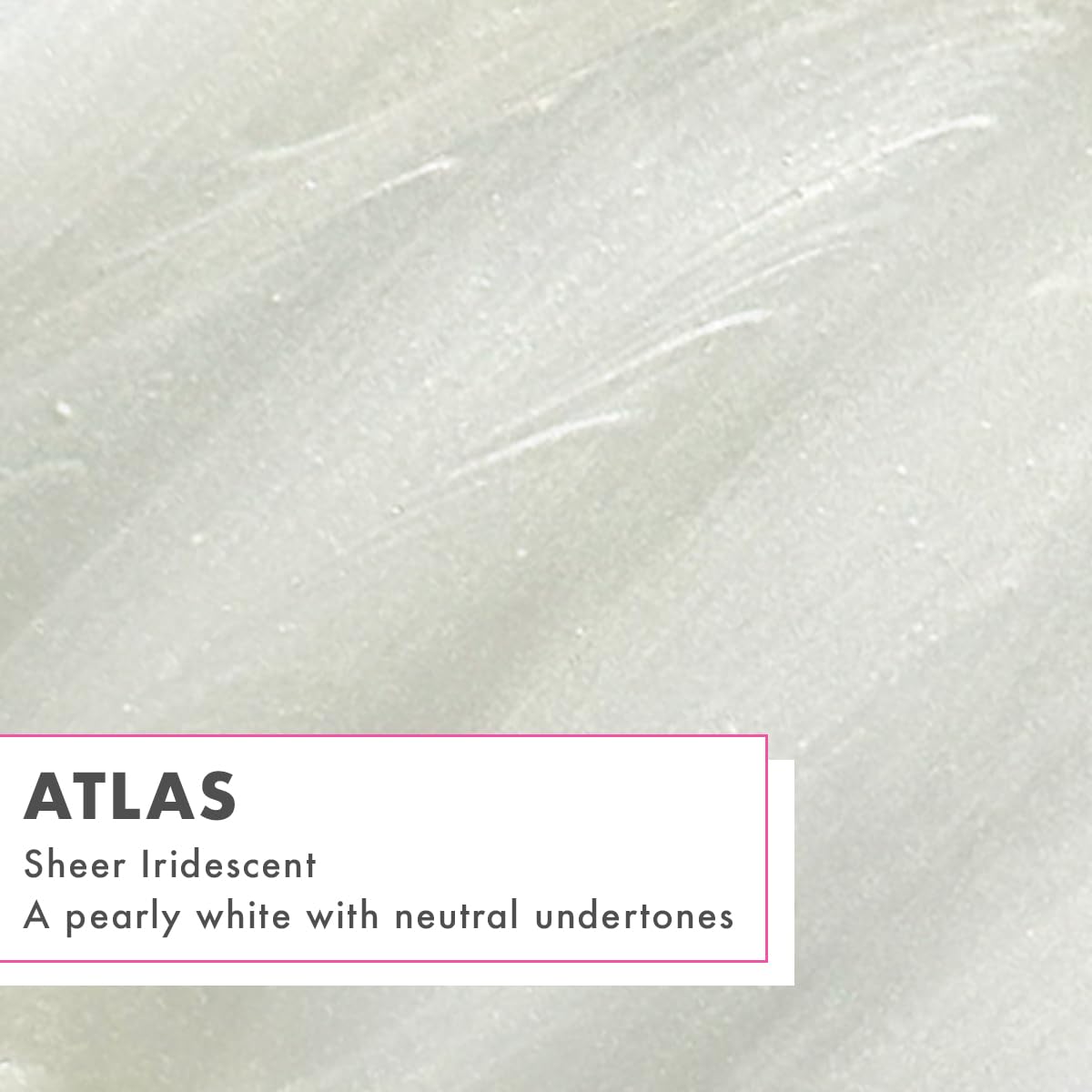 Close-up of cured nails in Atlas Pearly White by Olive & June showing chip resistance