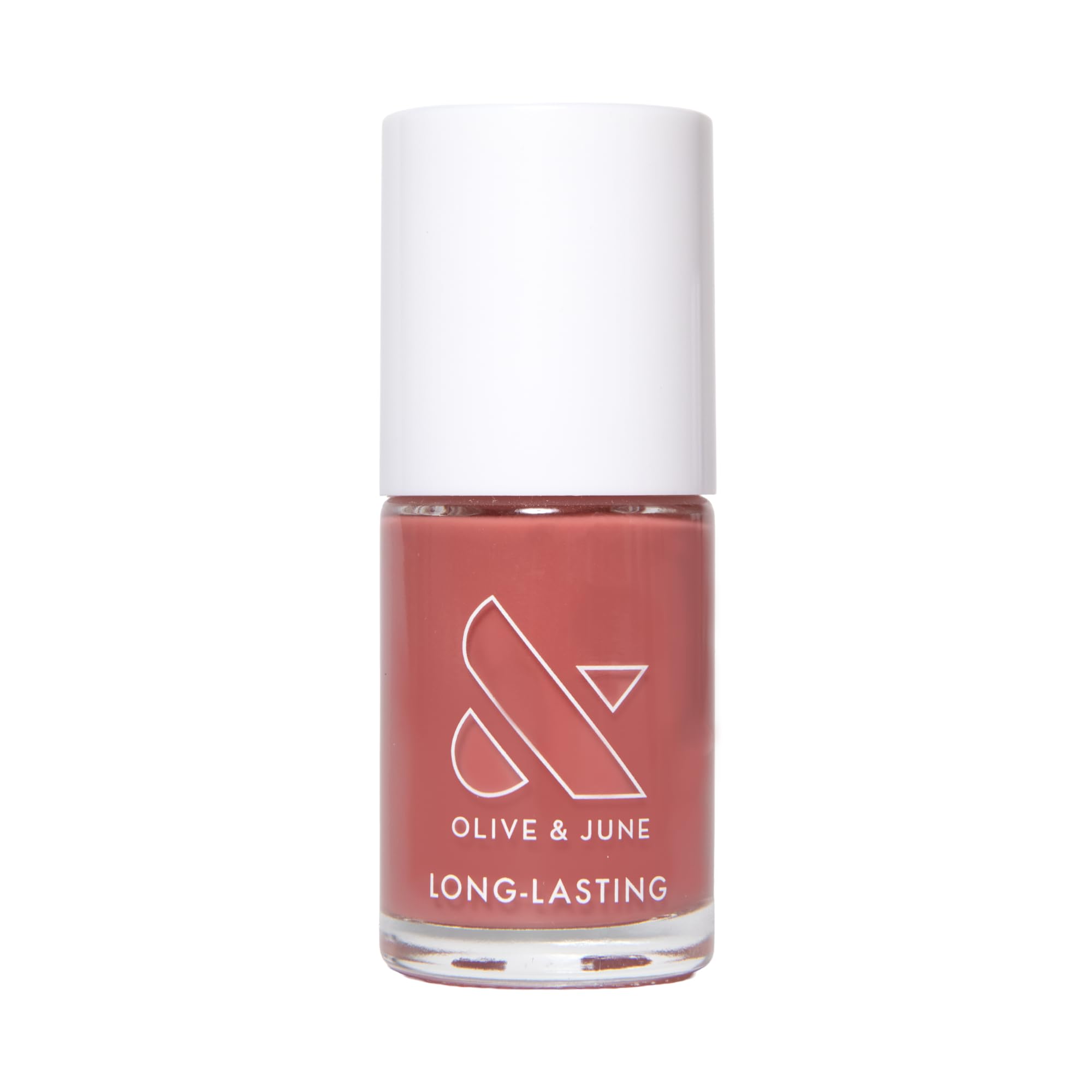 Olive & June front packaging showing boysenberry glass color and salon finish