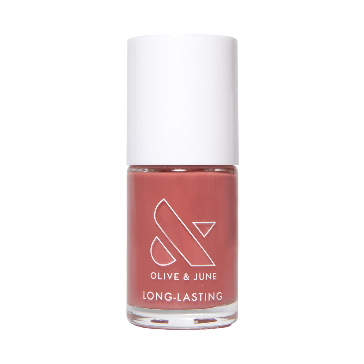 Olive & June front packaging showing boysenberry glass color and salon finish