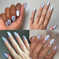 Olive & June full kit contents laid out for easy at-home mani