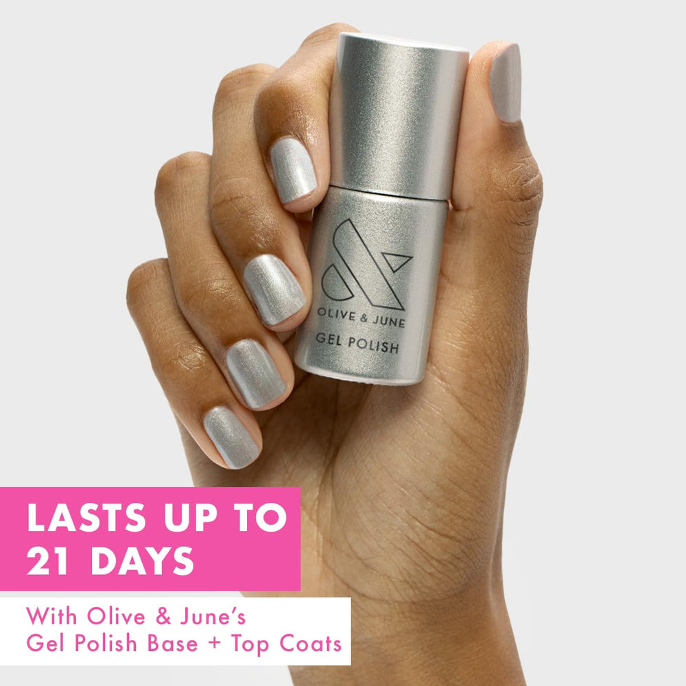 Olive & June brush detail delivering smooth, streak-free application