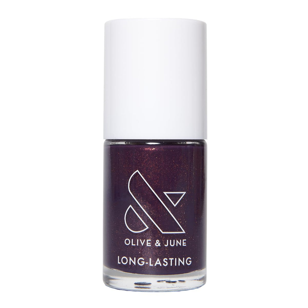 Olive & June front bottle on white shows product branding and premium polish