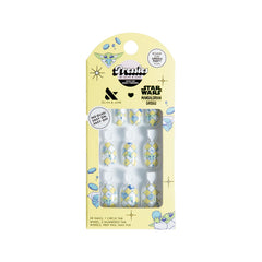 Olive & June front packaging showing Grogu design and easy on-off benefit