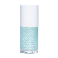 Olive & June front packaging showing Mandalorian Grogu holo glitter, glossy finish