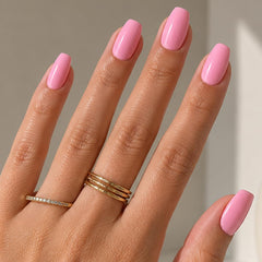 Olive & June front packaging showing kit and pink coffin nails for salon-quality convenience