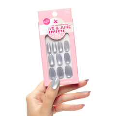 Olive & June front packaging showing kit contents and benefits