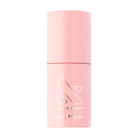 Olive & June front bottle showing label and glossy finish benefit