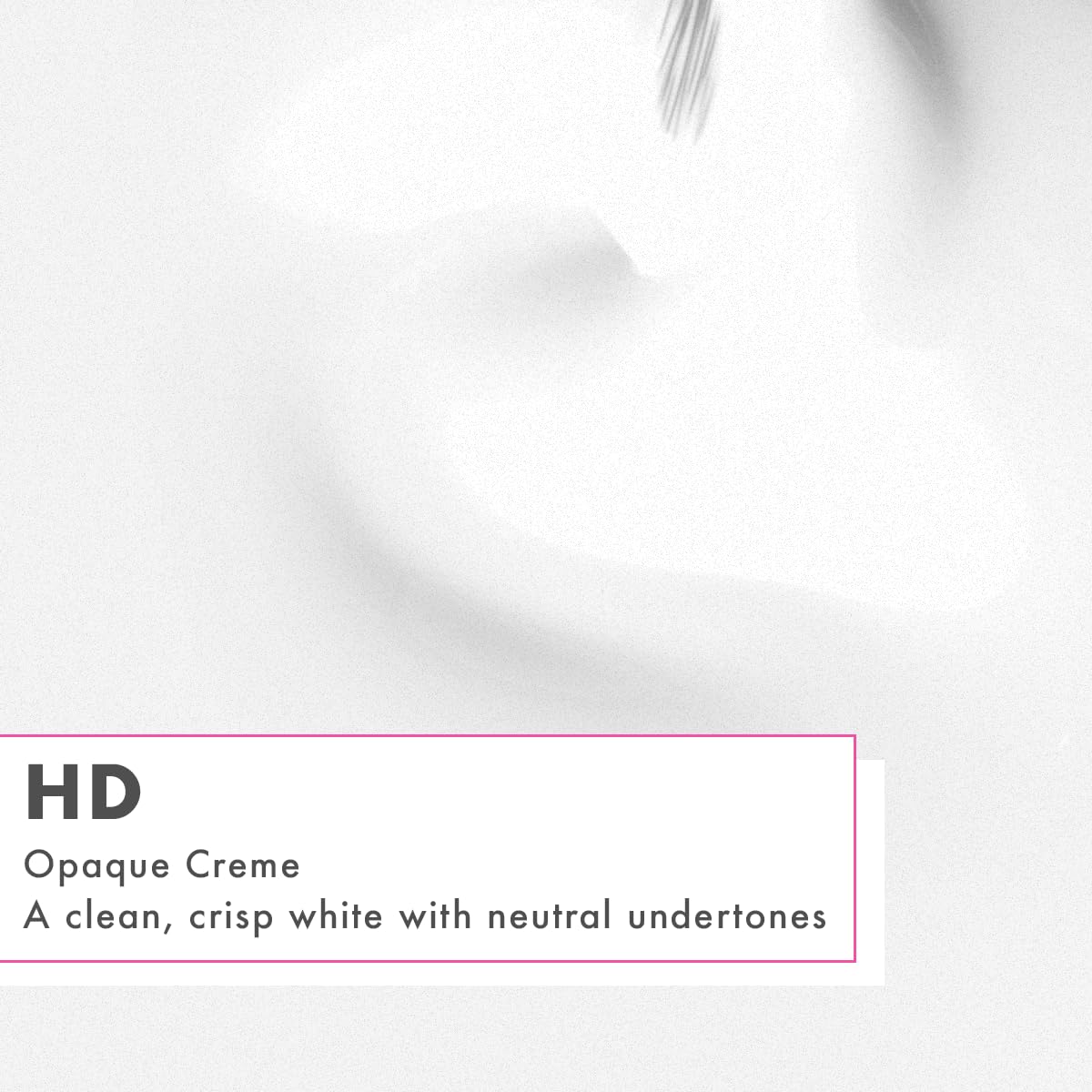 Olive & June label close-up highlighting clean HEMA-free formulation benefit
