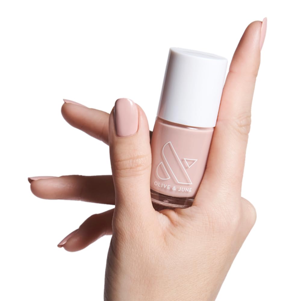 Olive & June front packaging showing dusty rose shade and polished look