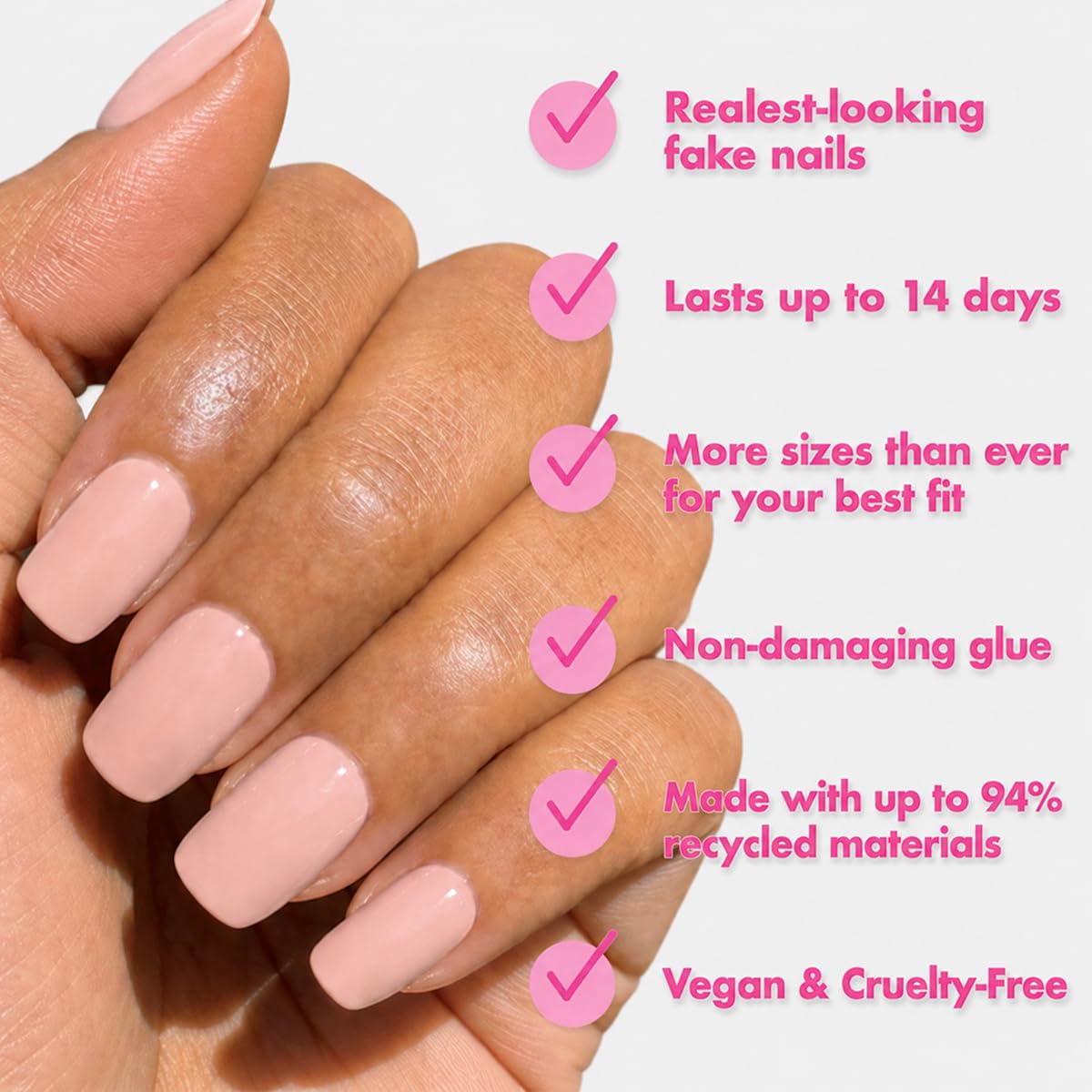 Olive & June non-toxic glue and manicure tools for easy at-home application