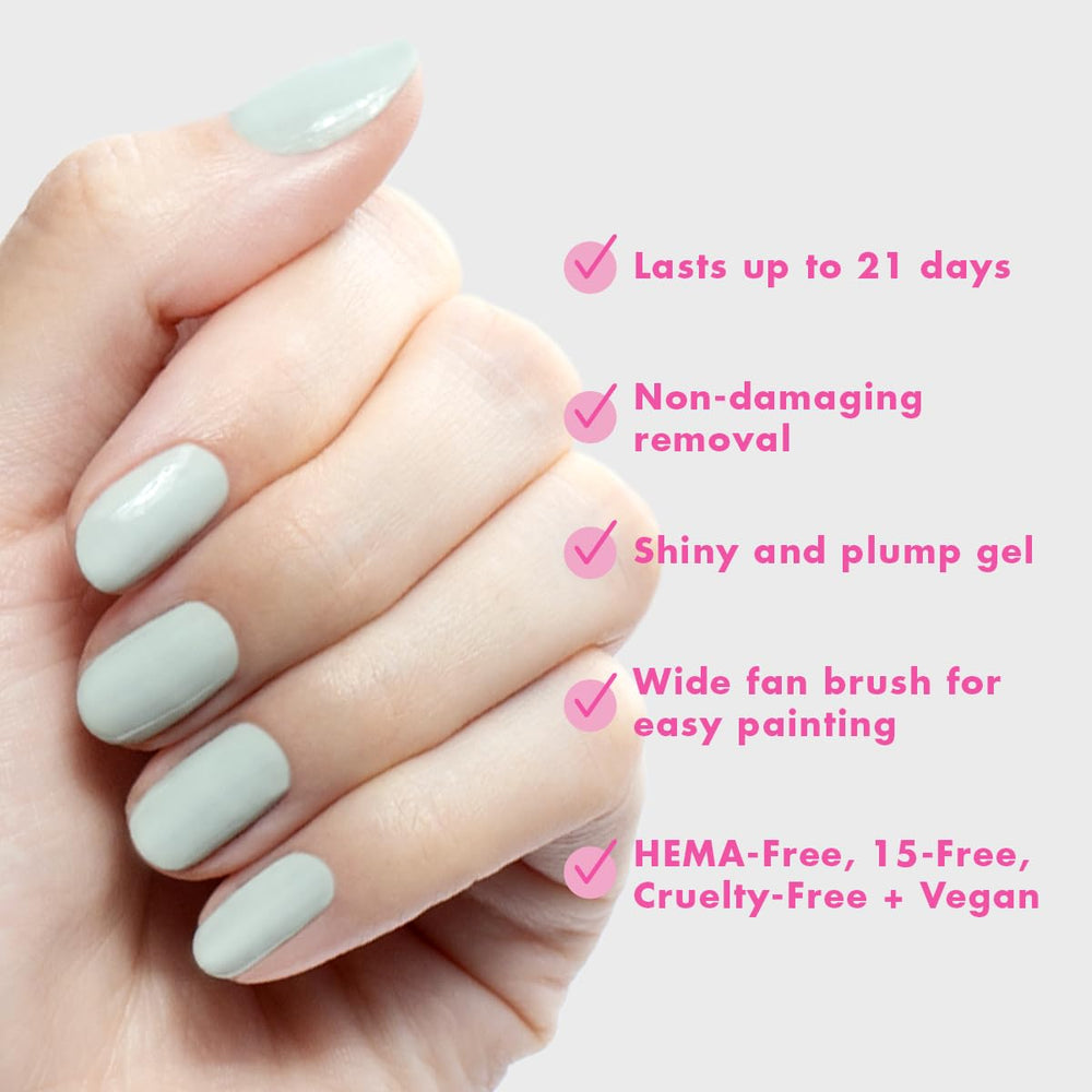 Olive & June gentle soak-off removal demonstrating damage-free nail care