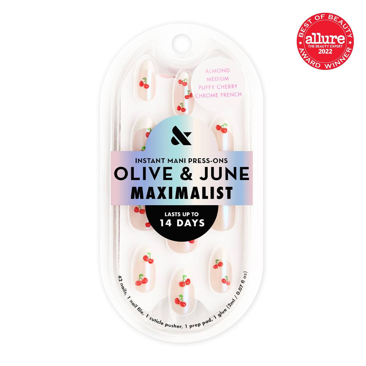 Olive & June close-up of nail texture for realistic look