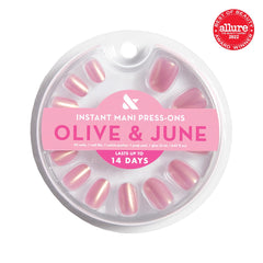 Olive & June 42-piece nail array laid out to display all 21 sizes and variety