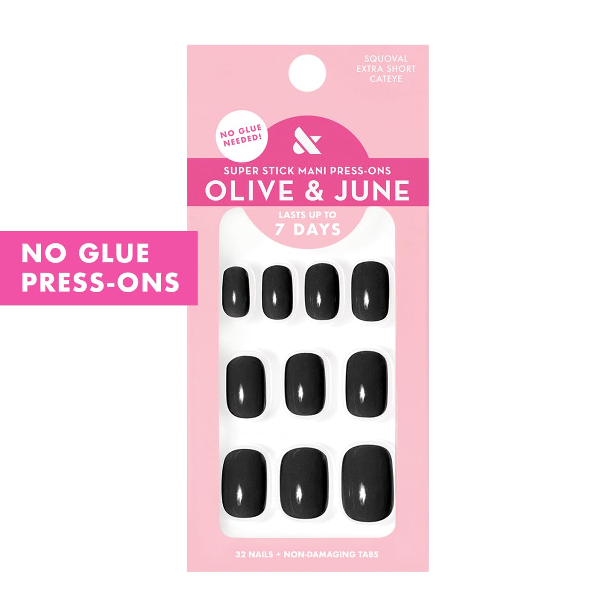 Olive & June close-up of nail shape demonstrating realistic contour